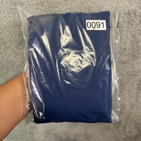 JustFab Active Legging Capri Style Dark Navy XXL Stretchy - Picture 12 of 12